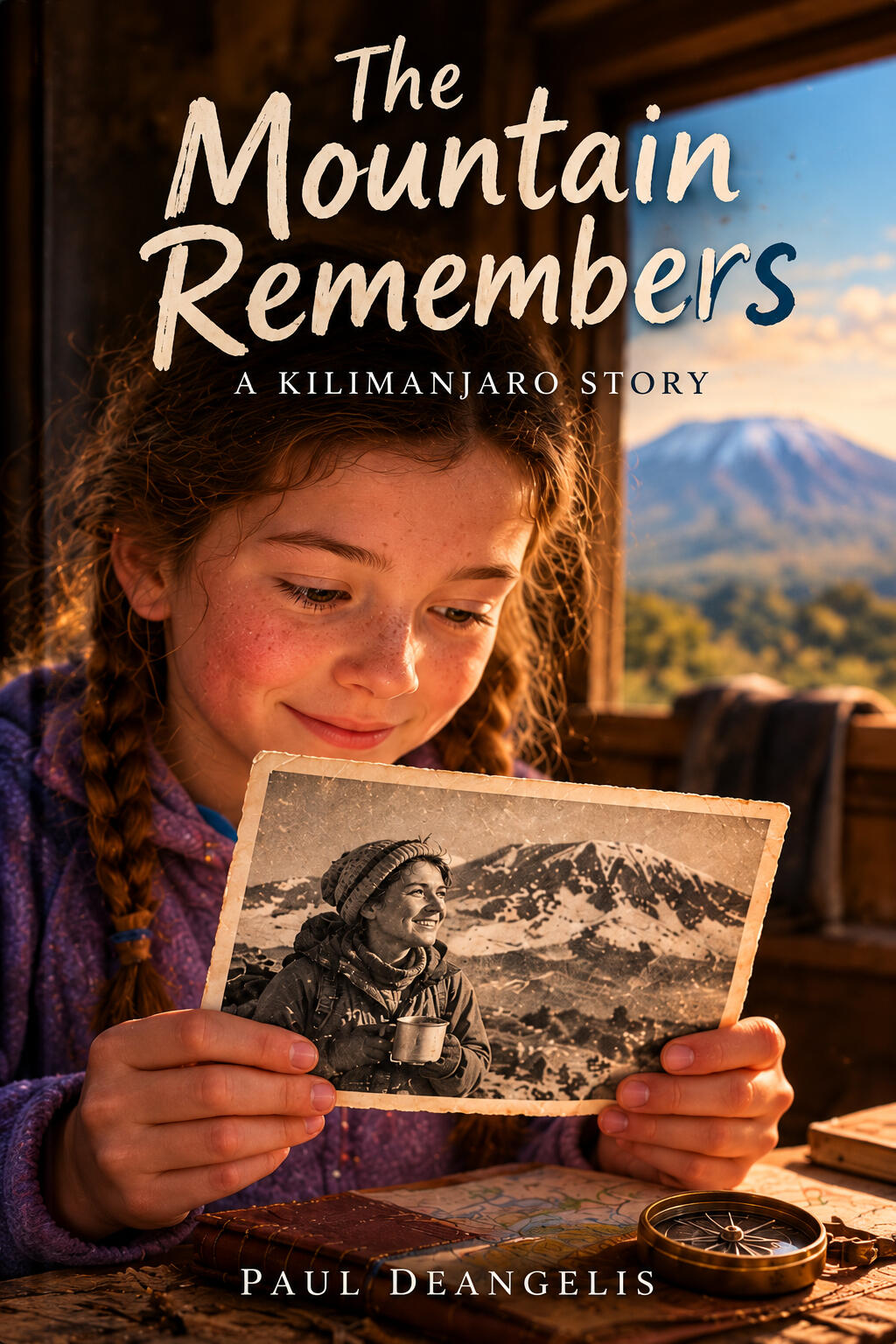 The Mountain Remembers is an illustrated Kilimanjaro story by Paul DeAngelis about adventure, family, courage, postponed dreams and what one generation passes to the next.